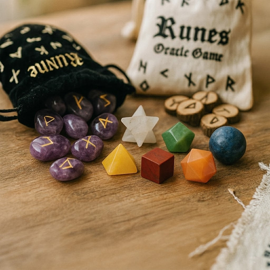 Chakra en Wicca mineraalsets - groothandel edelstenen sets
