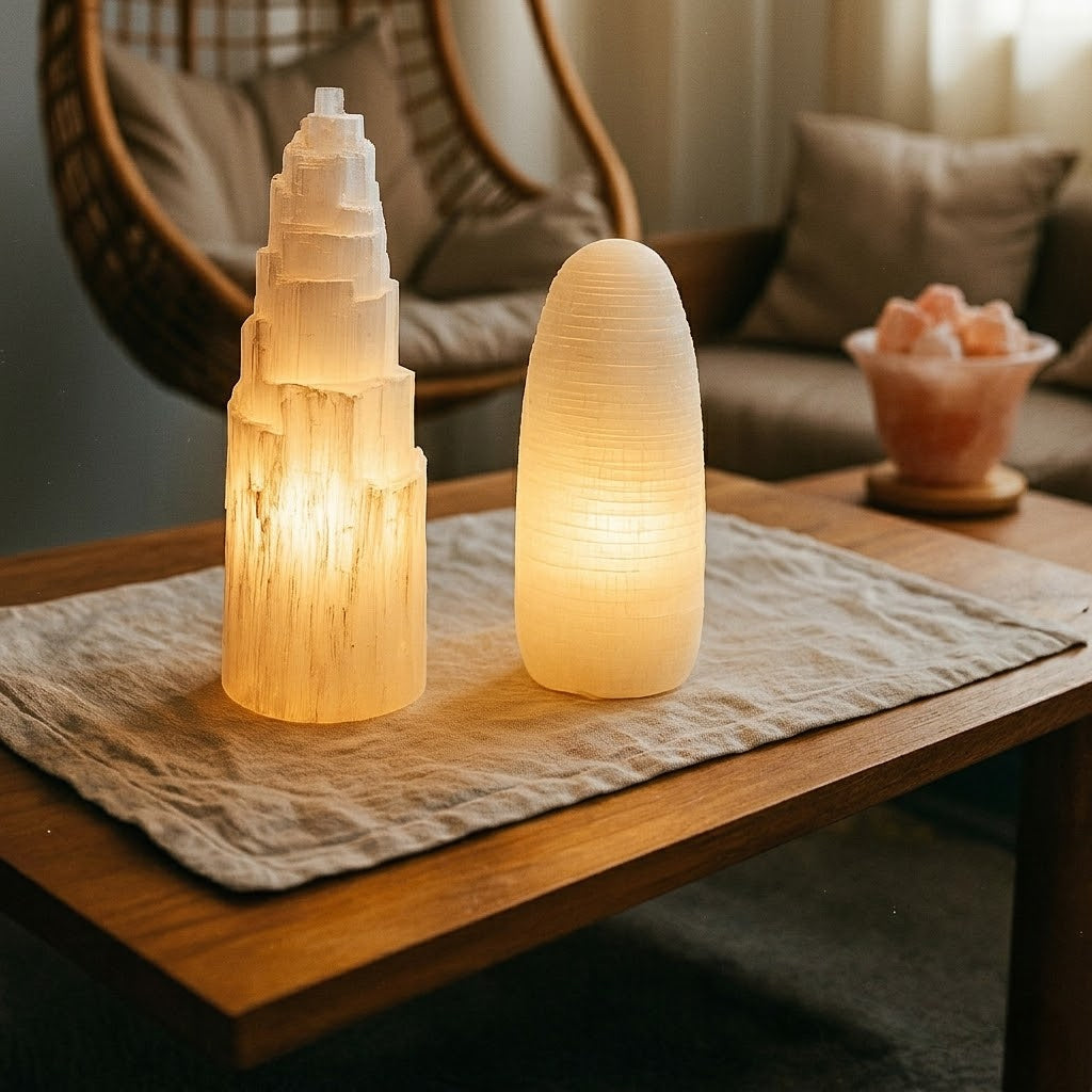 Edelsteen en seleniet lampen - groothandel sfeerverlichting