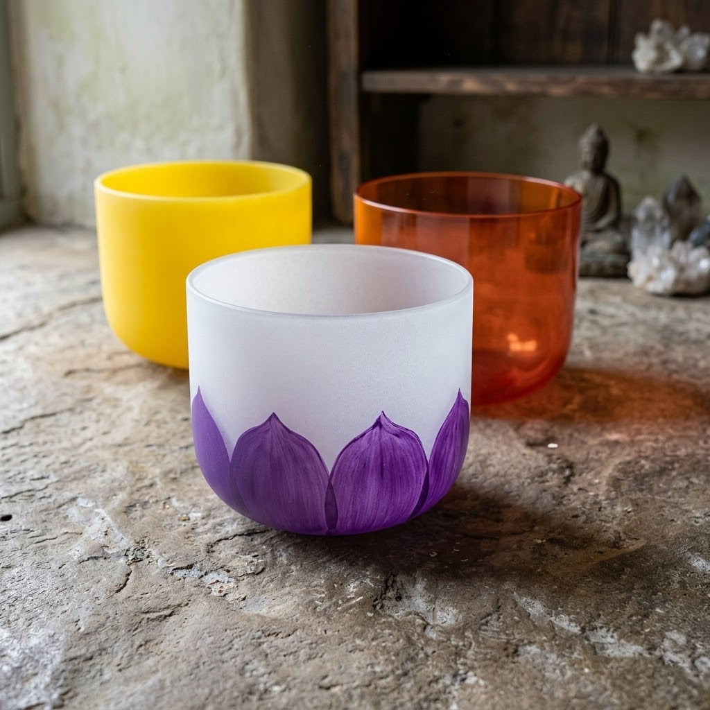 Campane in cristallo chakra e colorate - ingrosso