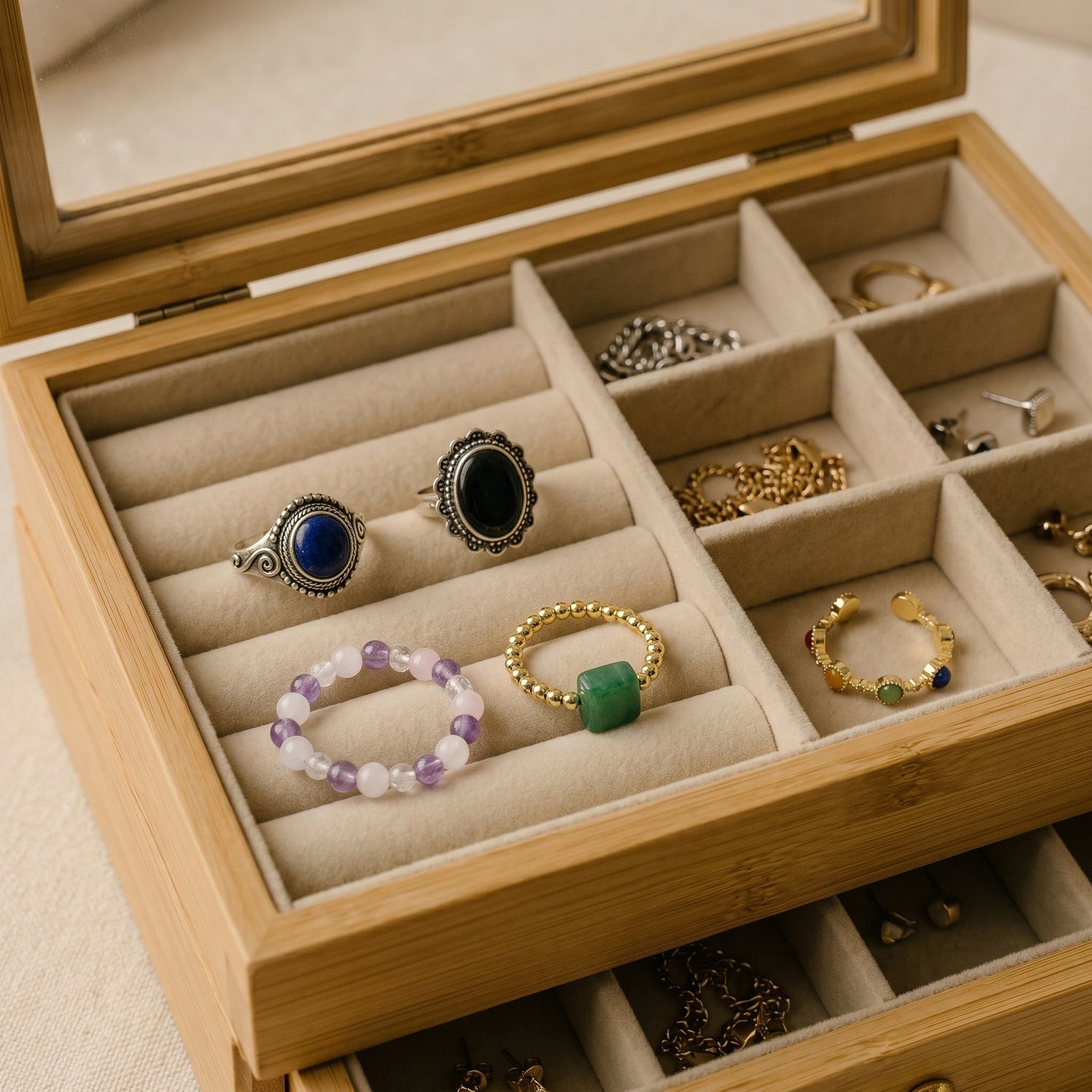Edelsteen ringen - groothandel edelstenen sieraden