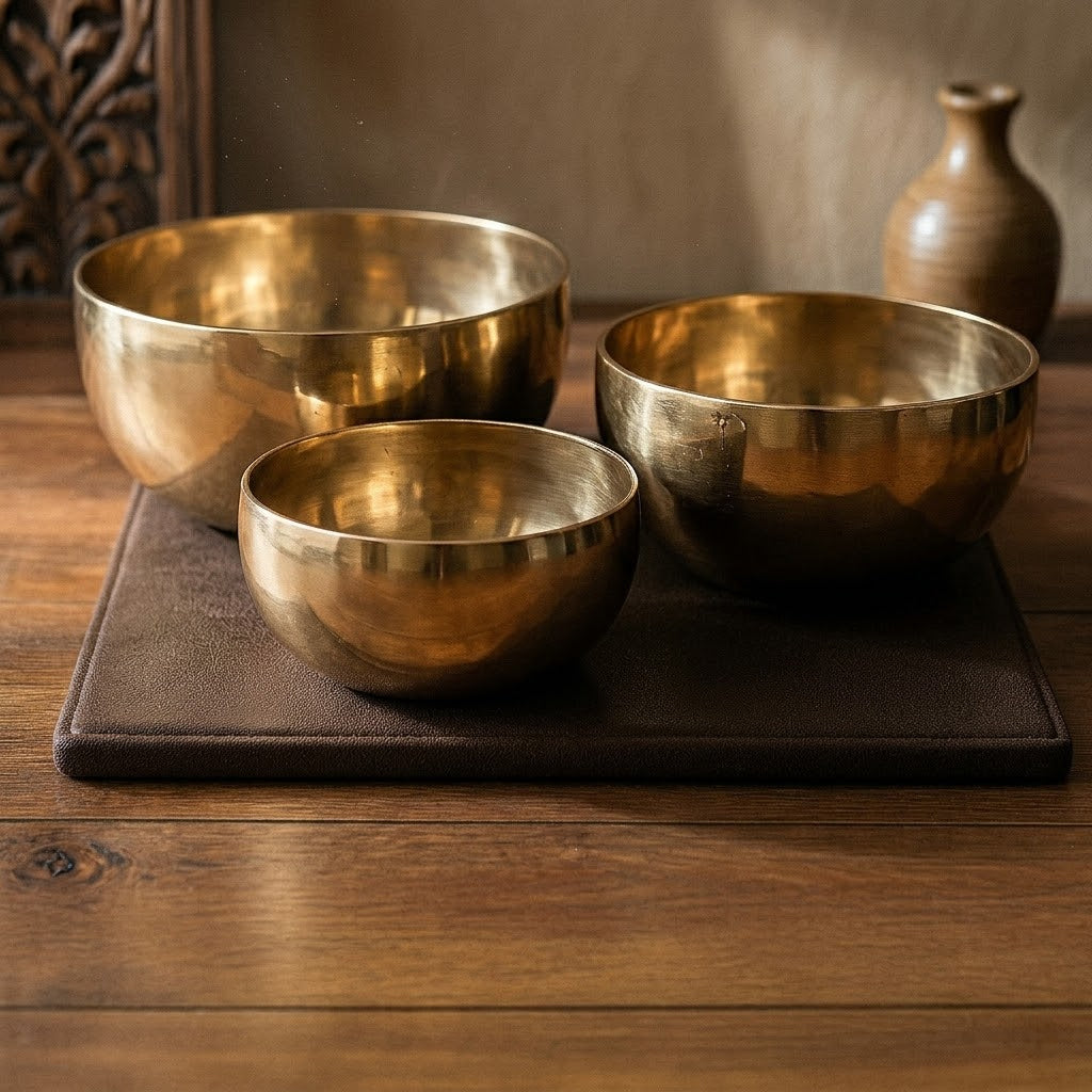 Campane Shanti color oro - terapia del suono ingrosso