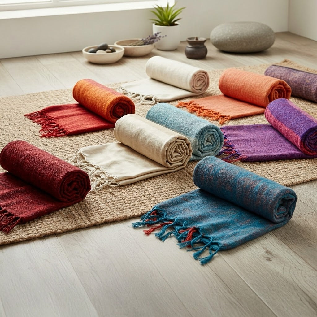 Yoga shawls - yoga accessories wholesale