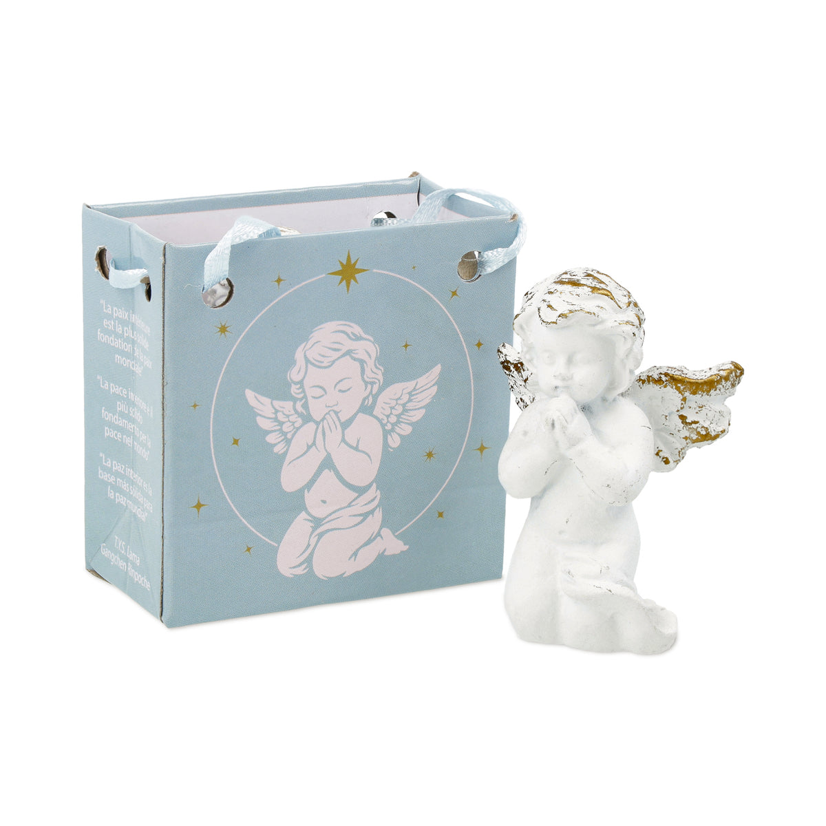 Ángel Rezando por la Paz en bolsa de regalo