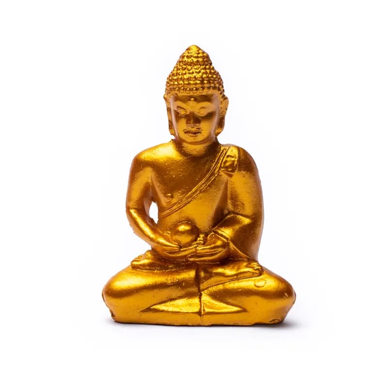Meditation Buddha in gift bag Polyresin