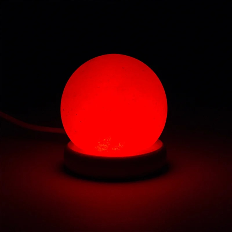 Mini Mood Salzlampe Kugel USB LED