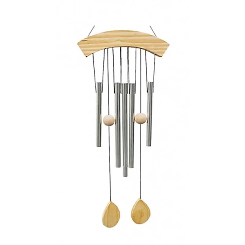 Wind chime Five Chimes with natural wood