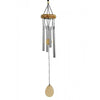 Wind chime four chimes with natural wood
