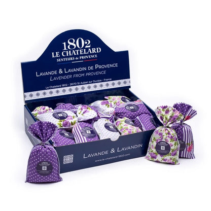 Lavendel &amp; Lavandin Säckchen Lila in Kartondisplay großhandel thumb