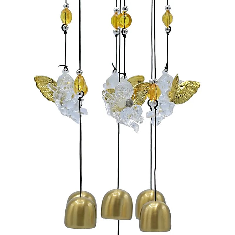 Wind chime with five angels