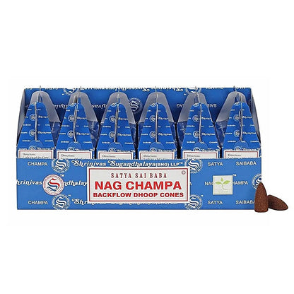 Conos de incienso de reflujo Nag Champa thumb