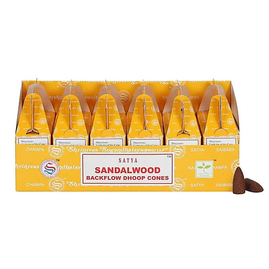 Sandelholz Rückfluss Räucherkegel