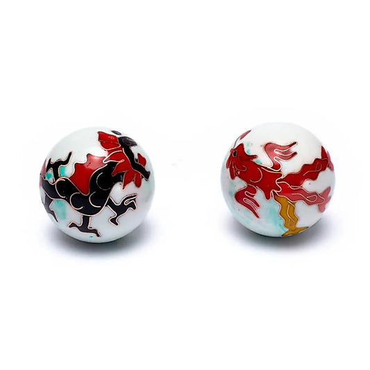 Bolas de salud con Dragón y Fénix