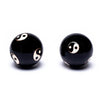 Bolas de salud Ying Yang negras