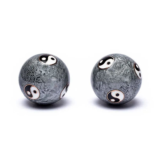 Bolas de salud Yin Yang/Tai Chi gris
