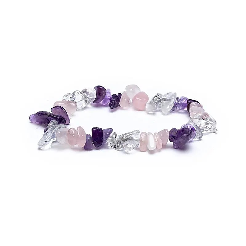 Bracelet Chips triangle d'or élastique