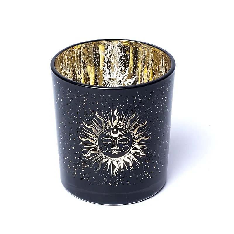 Bougeoir lune et soleil endormis