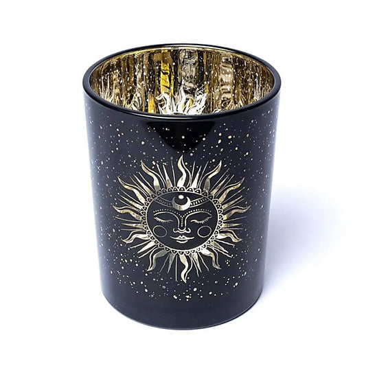 Kerzenhalter schlafender Mond und Sonne