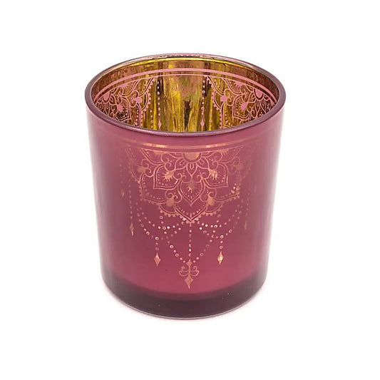 Kerzenhalter metallic Mandala