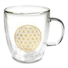 Verre à thé double paroi Fleur de Vie