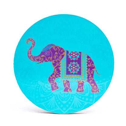 Sottobicchieri Elefante indiano set da 6 MDF thumb