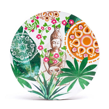 Boeddha paradijs onderzetters set van 6 MDF thumb