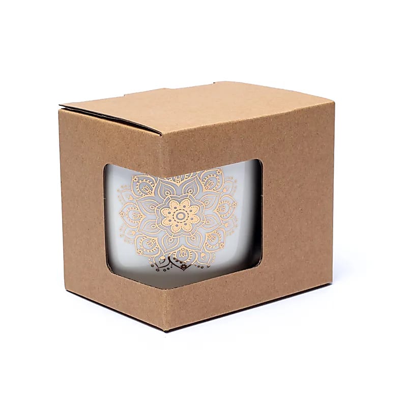 Tea Infuser Mug Mandala white