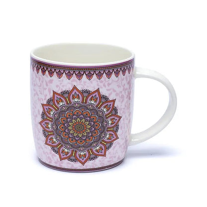 Taza de té con infusor Mandale purpura thumb
