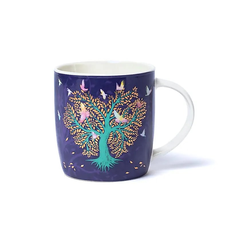 Teetasse mit Sieb Liebesvögel