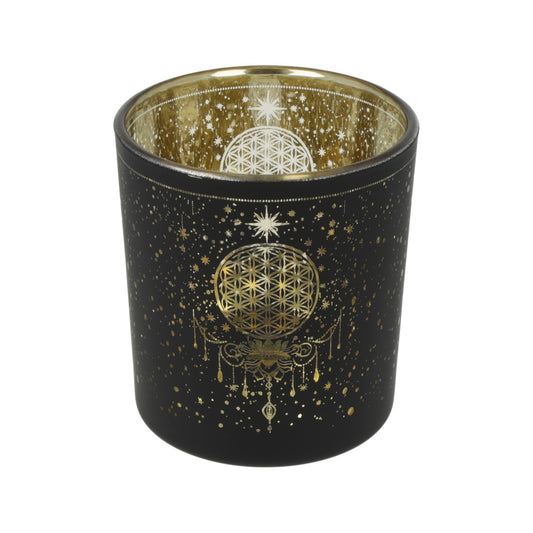 Sfeerlicht matglas/metallic Mystical Flower of Life