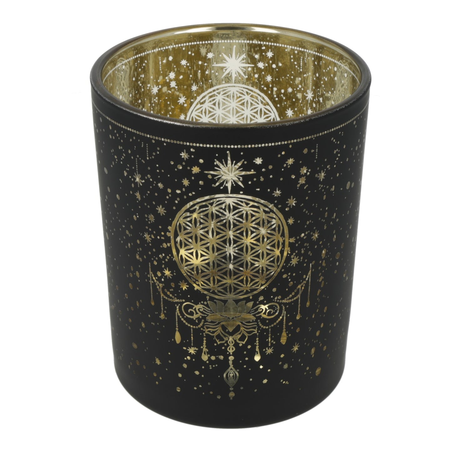 Sfeerlicht matglas/metallic Mystical Flower of Life