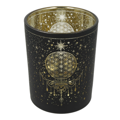 Sfeerlicht matglas/metallic Mystical Flower of Life thumb