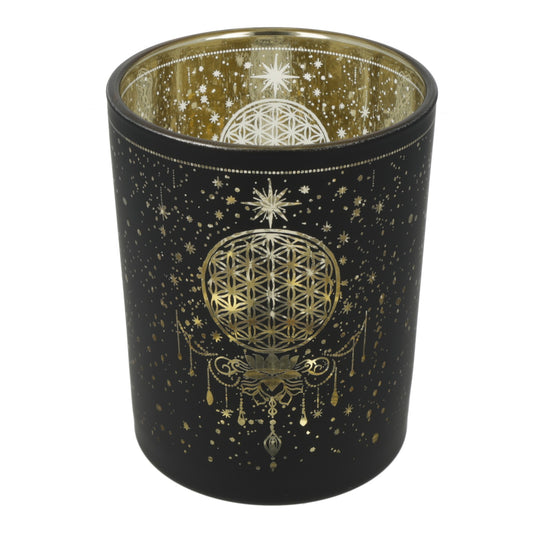 Sfeerlicht matglas/metallic Mystical Flower of Life