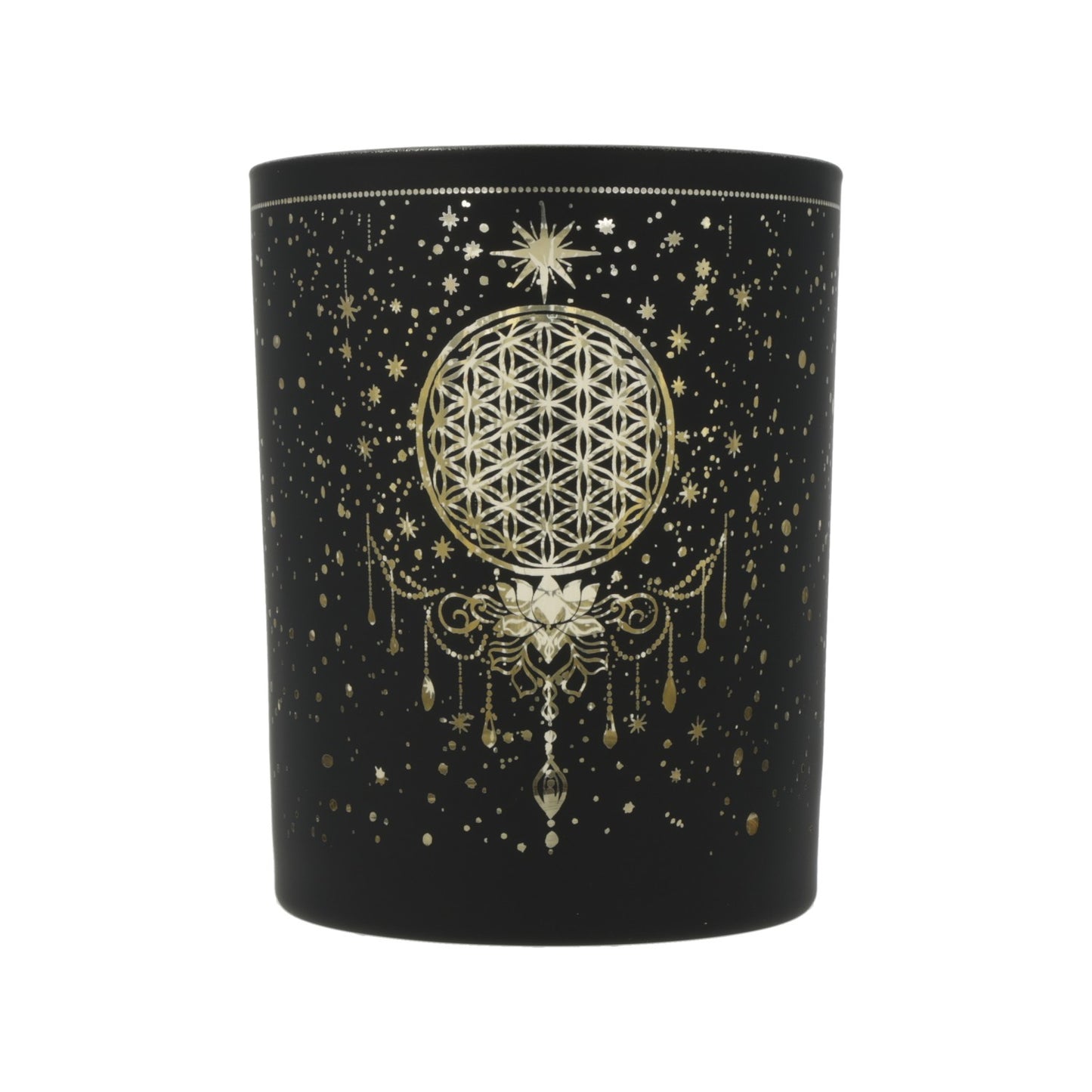 Sfeerlicht matglas/metallic Mystical Flower of Life