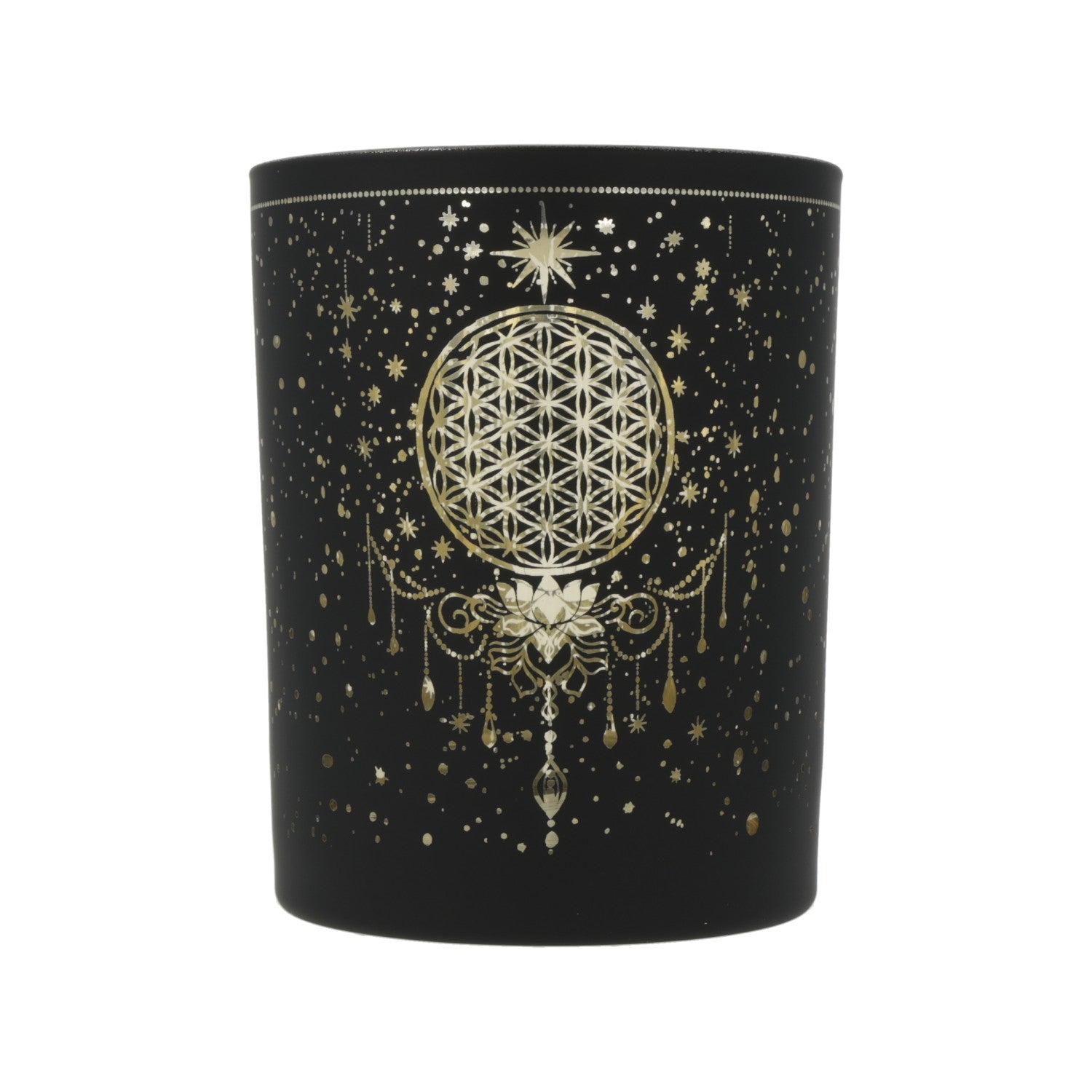 Sfeerlicht matglas/metallic Mystical Flower of Life Kopen