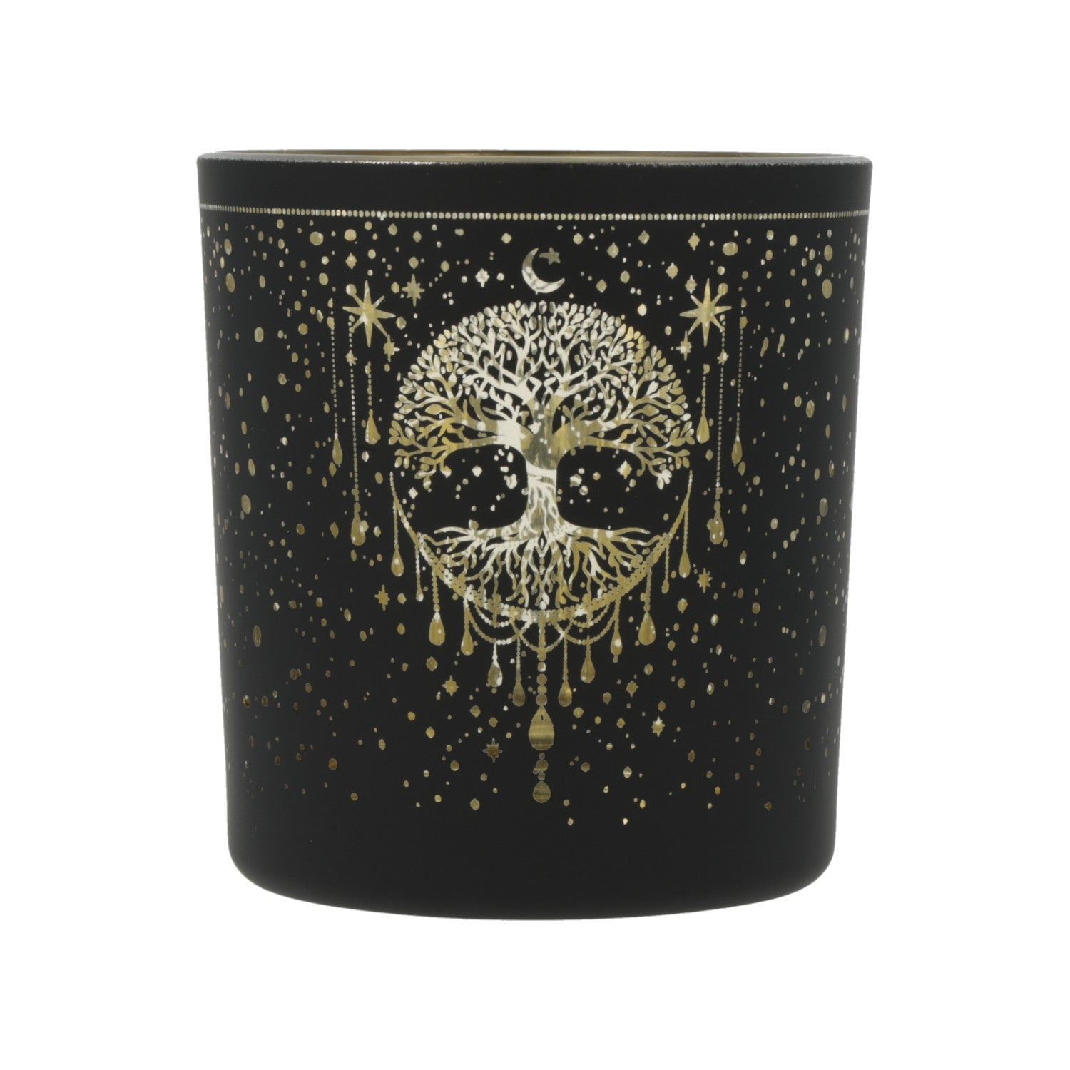 Buy Candle light holder frosted/metallic Mystical Tree of Life