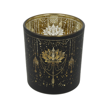 Kerzenständer gefrosted/metallic Mystical Lotus thumb