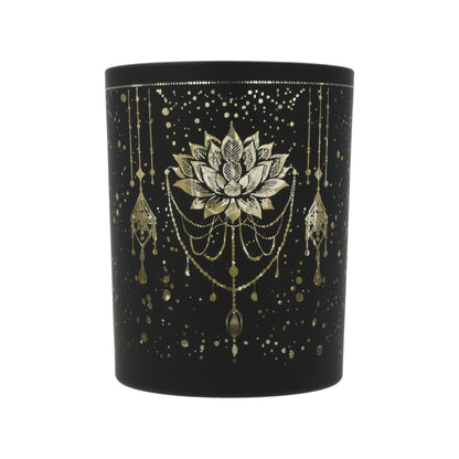 Buy Candle light holder frosted/metallic Mystical Lotus thumb