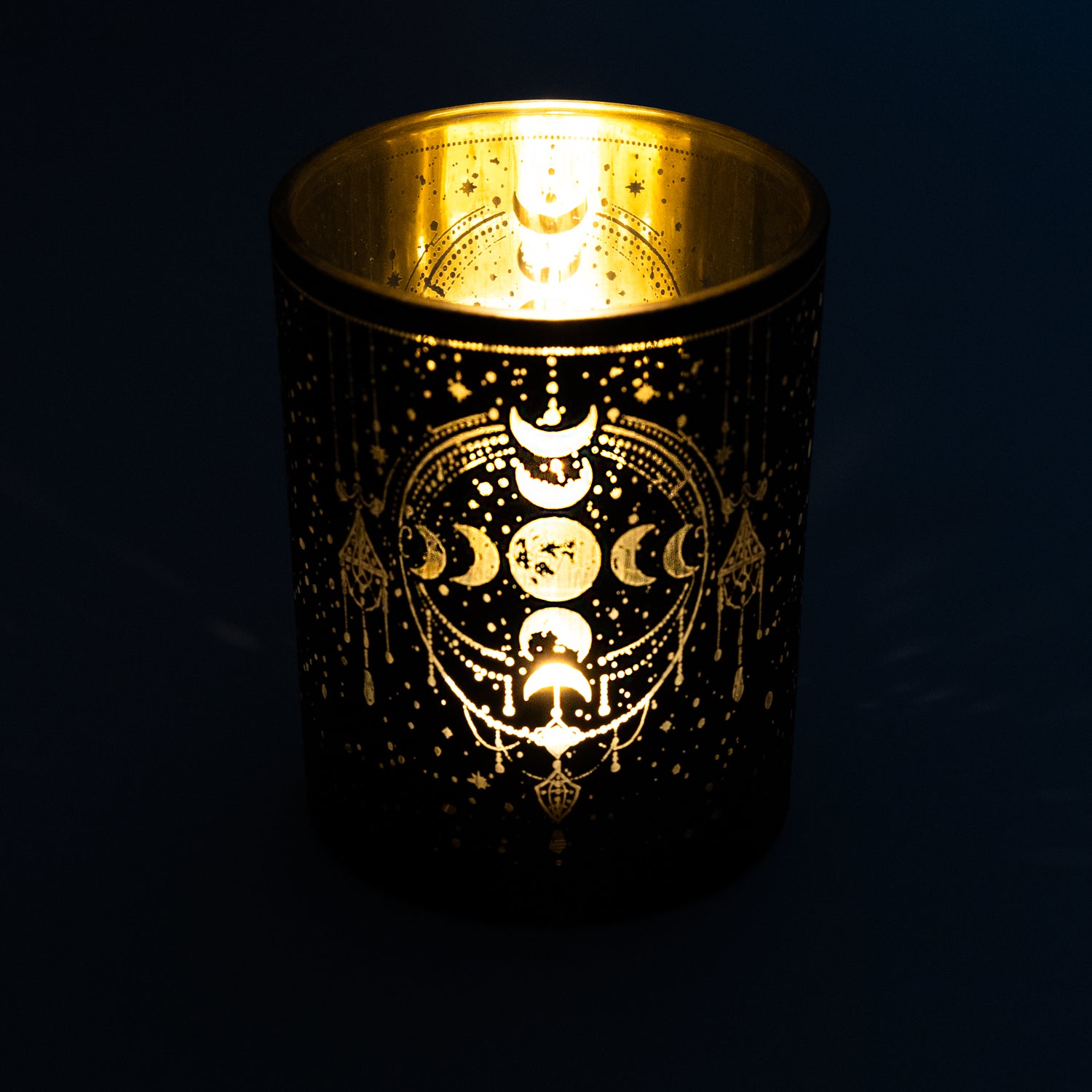 Sfeerlicht matglas/metallic Mystical Moon phases groothandel