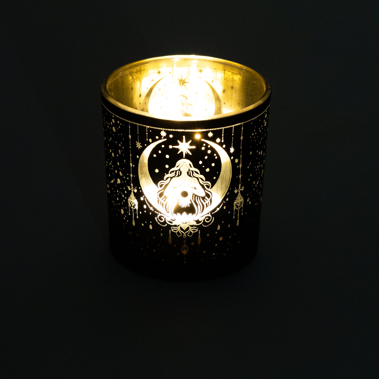 Kerzenständer gefrosted/metallic Mystical Goddess