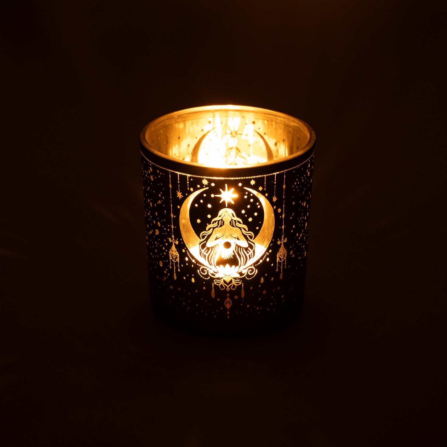 Kerzenständer gefrosted/metallic Mystical Goddess großhandel