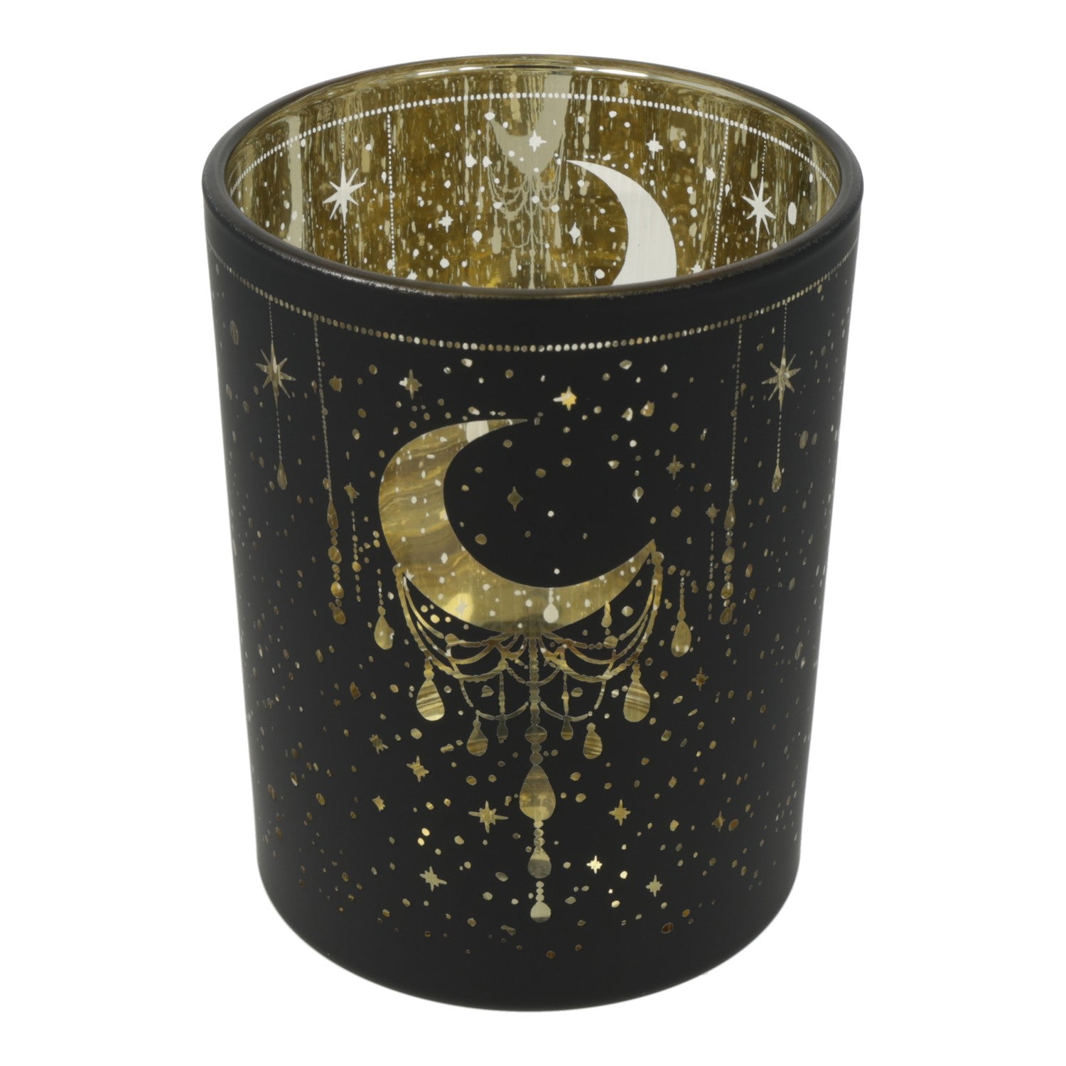 Kerzenständer gefrosted/metallic Mystical Crescent
