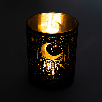 Kerzenständer gefrosted/metallic Mystical Crescent großhandel thumb