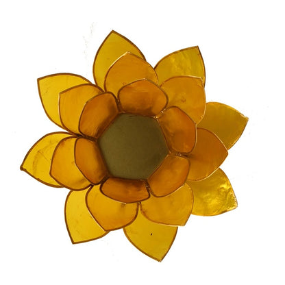 Buy Lotus atmospheric light yellow chakra 3 gold trim thumb