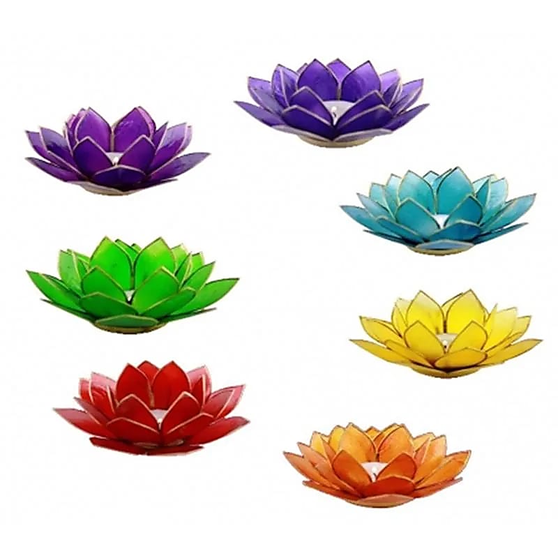 Loto dei Chakra illuminazioni d'atmosfera