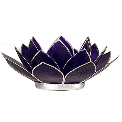 Eclairage Lotus 7° chakra violet &argent thumb