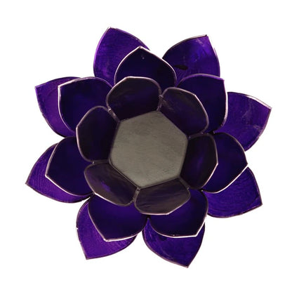 Acheter Eclairage Lotus 7° chakra violet &amp;argent thumb