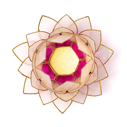 Lotus light pink/light pink gold trim large wholesale thumb