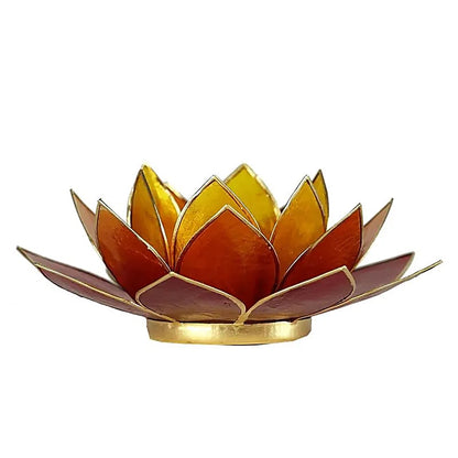 Lotus sfeerlicht 3-kleurig goudrand thumb