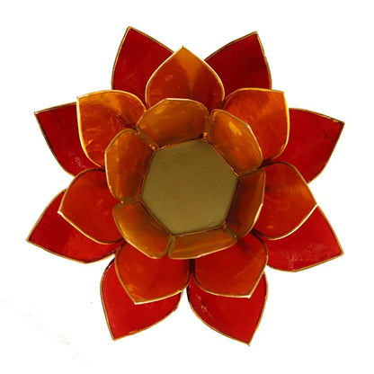 Lotus sfeerlicht 3-kleurig goudrand Kopen thumb