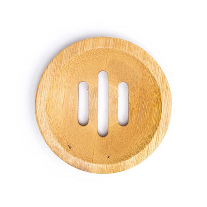 Buy Bamboo soap holder round thumb